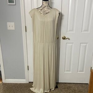 LuLaRoe Cream Maxi Dress